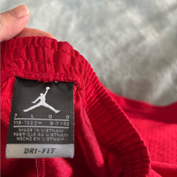 Jordan Dri-FIT Red Shorts. Size 7 - Picture 4 of 6